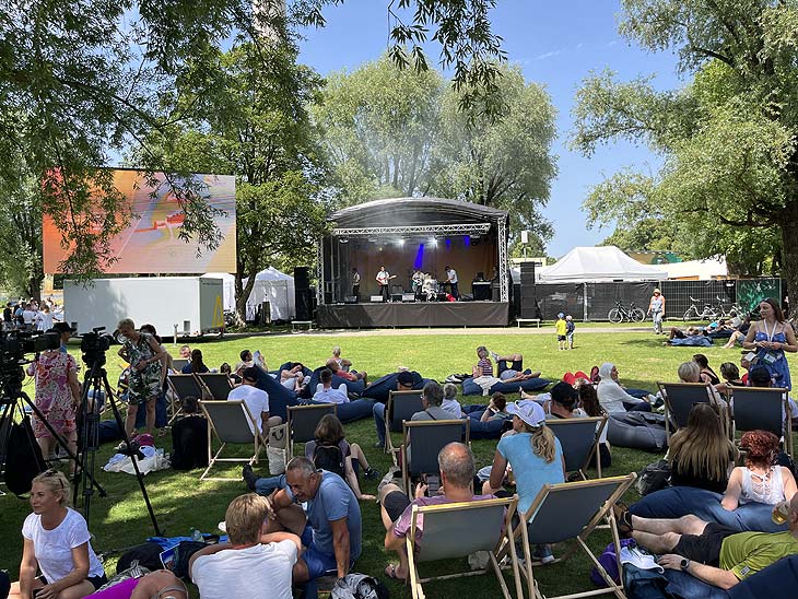 Olympiapark: "Wellbeing for Life Festival" fand am 18. Juni 2022 erstmals in München statt (©Foto:Martin Schmitz)